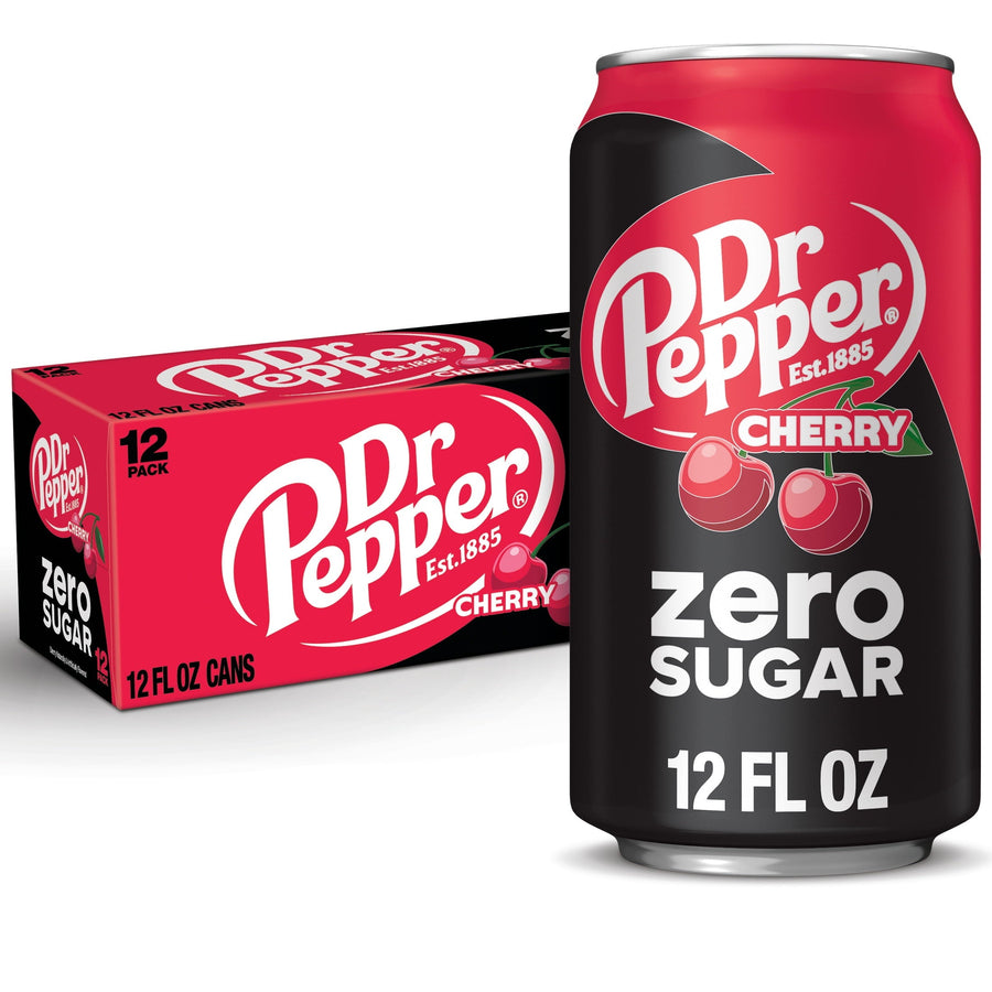 Dr Pepper Cherry Zero Sugar Soda - Fresh Choice